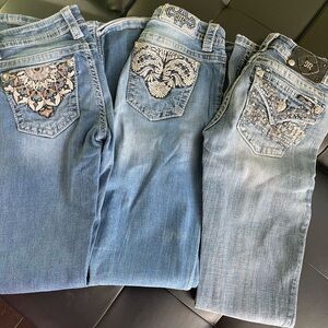 MISS ME JEANS - SIZE 27 & 29